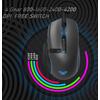 Ενσύρματο ποντίκι Gaming Aula Wind F808 4200 DPI 10 πλήκτρα, μαύρο